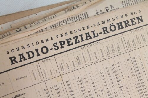 Konvolut alte Unterlagen RFT Rechnungen Radio Röhren Drucksache Vintage - Bild 11 von 12