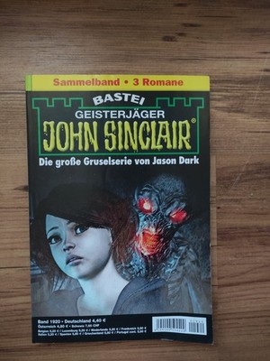 JOHN SINCLAIR , Sammelband 1920 , 3 Romane in einen,   Kult Horror, na3