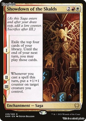 Magic Showdown of the Skalds 229 Rare Kaldheim NM