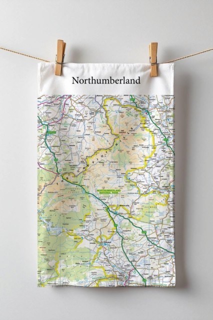 OS Map Teatowel  Northumberland National Park 5060995492643