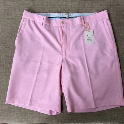 Peter Millar Men's 36 Crown Sport Pink Golf Shorts 9inch Inseam NEw with Tags! - Image 1 of 4