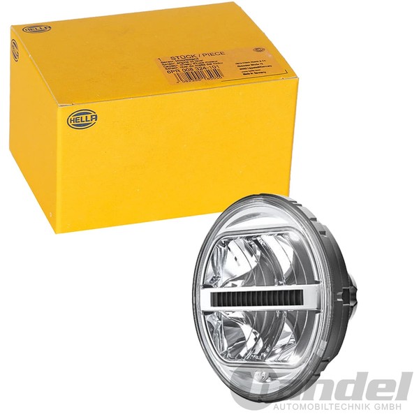 Hella 12V 24V Led Fernscheinwerfer Rund Fernlicht Vorne | 1F8 241 429-011-image