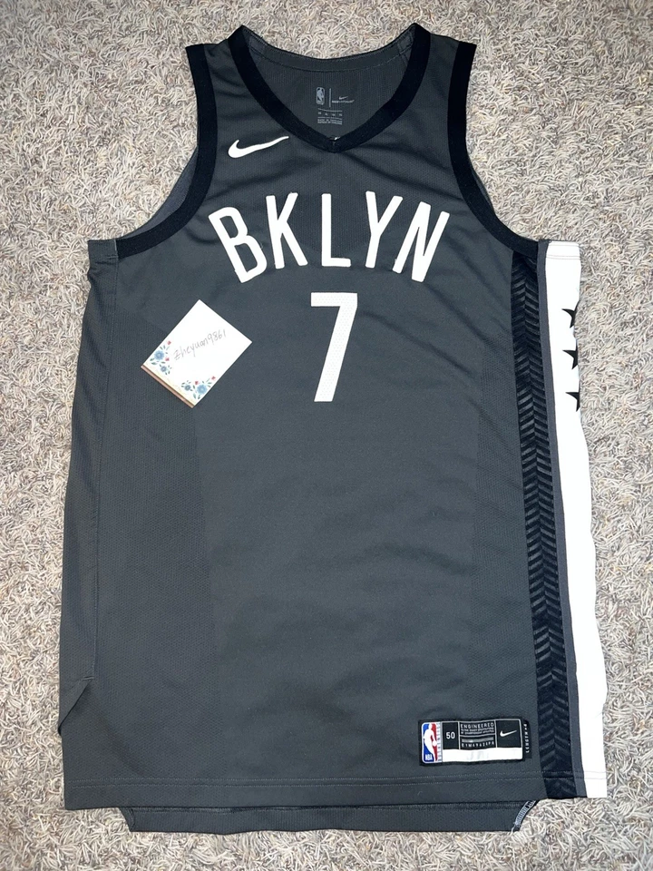 Jeremy Lin Jersey Nike Jordan 50 Authentic Large Brooklyn Nets Team Game Issued - Image 2 of 4