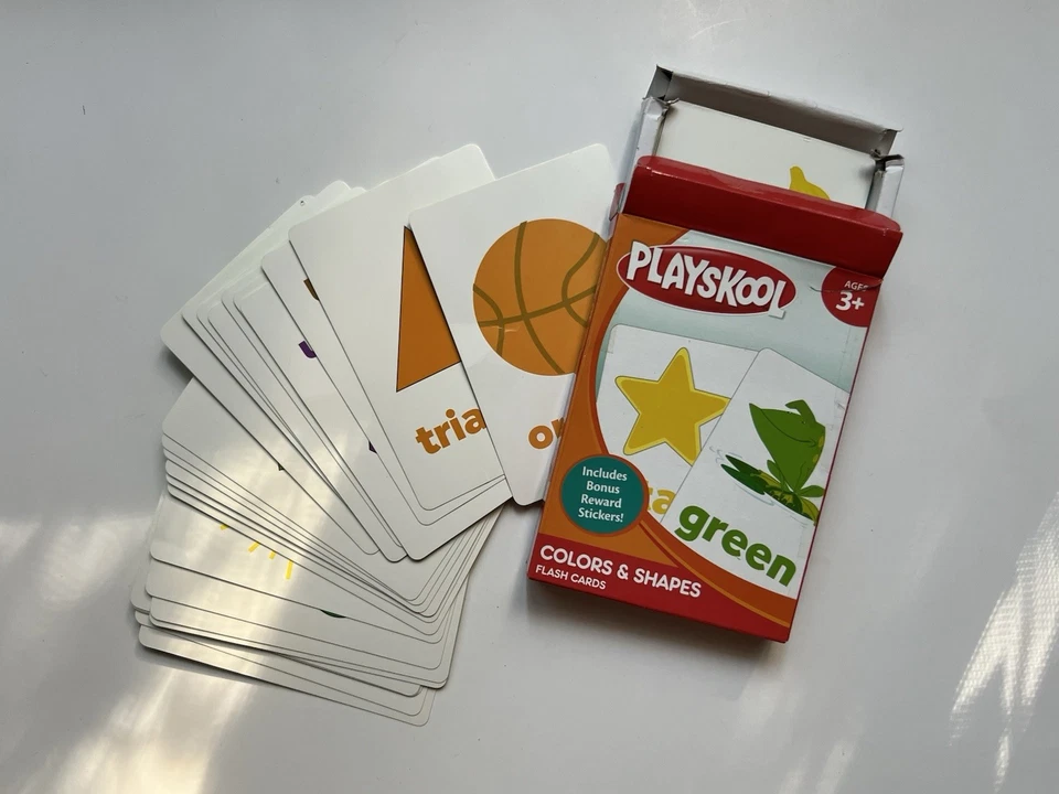 Juego de 7 Tarjetas Flash Educativas Alfabeto, Conteo de Números, Formas, Colores 3+ Foto 4 de 4