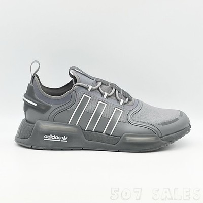 Adidas NMD V3 Men's Running Sneakers Grey / White HQ6636 - Size 7.5