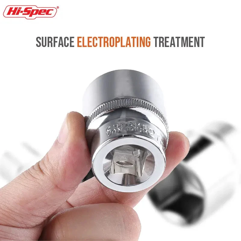 Hi-Spec 8-36mm 1/2"Drive Deep Impact Socket Set CR-V Steel Ratchet Wrench Socket - Image 2 of 4