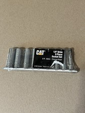 CAT/ Snap-On USA 1/4” Drive 6mm-14mm  Socket Set 9 Piece Metric Deep Chrome