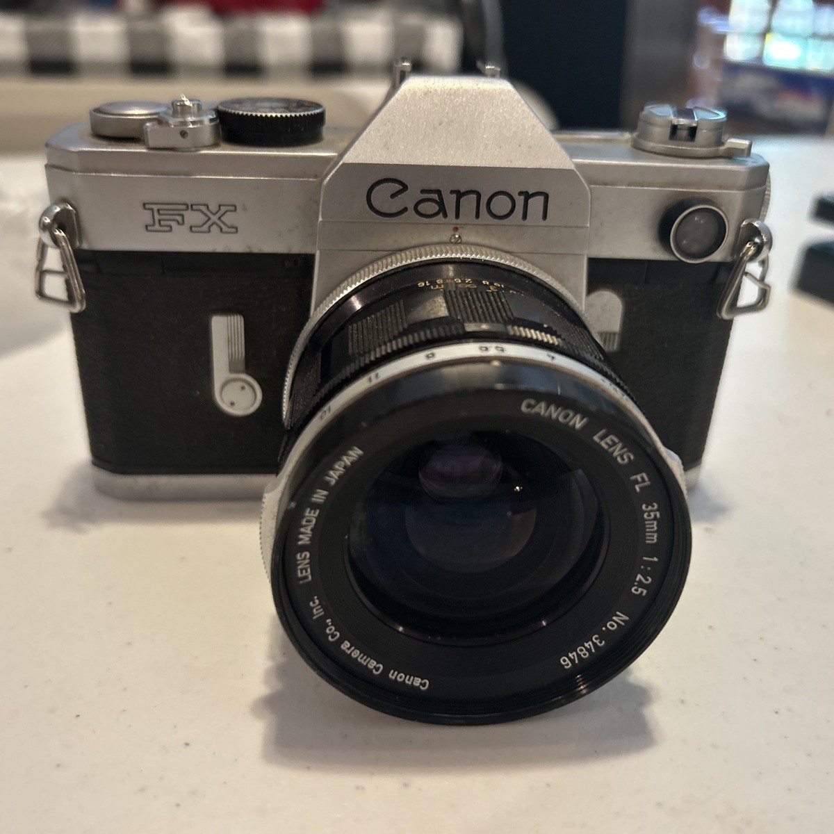 Canon FX Camera Canon Lens FL 35mm 1:2.5 Lens | eBay