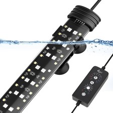 Submersible LED Aquarium Light, 24/7 Mode Full Spectrum Fish Tank Light, 4 Ro...
