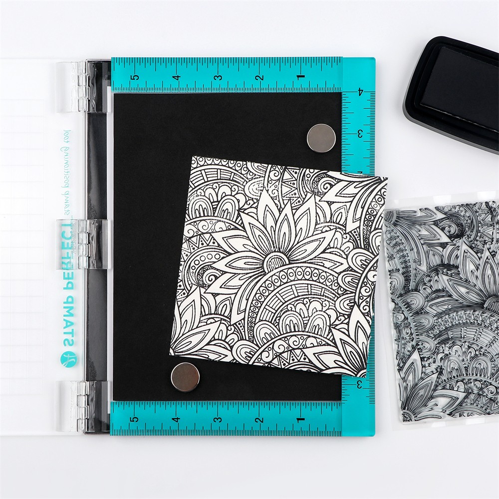 Stamping Tool Hinged Stamping Platform Stamp Positioner For Clear Stamps Craft