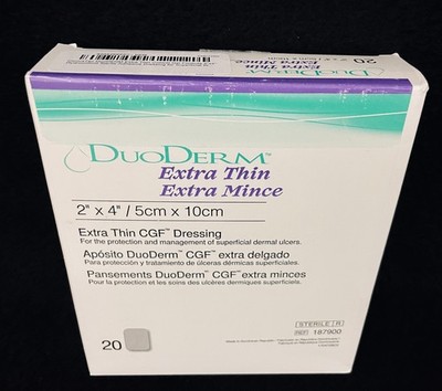 ConvaTec DuoDERM Extra Thin 2''x4'' Self-Adhesive Dressing - 1 Box of 20