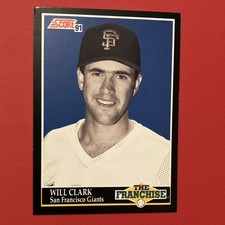1991 Score - The Franchise Will Clark #871