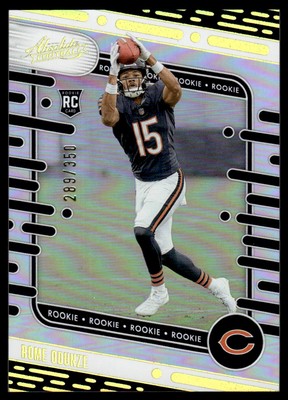 2024 Absolute Hobby Yellow Spectrum Rome Odunze Rookie 289/350 Chicago Bears #15