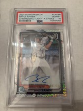 2024 Bowman Draft Bryce Rainer Chrome Auto HTA Choice Refractor 1st #/150 PSA 10