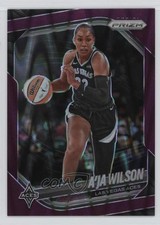 2025 Panini Prizm WNBA Purple Seismic Prizm 137/175 A'ja Wilson #76 04h3