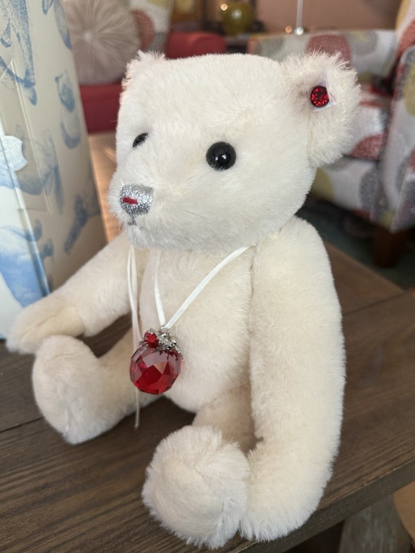 Steiff Swarovski Bear 2014 Limited Edition Berry Mohair Alpaca NEW