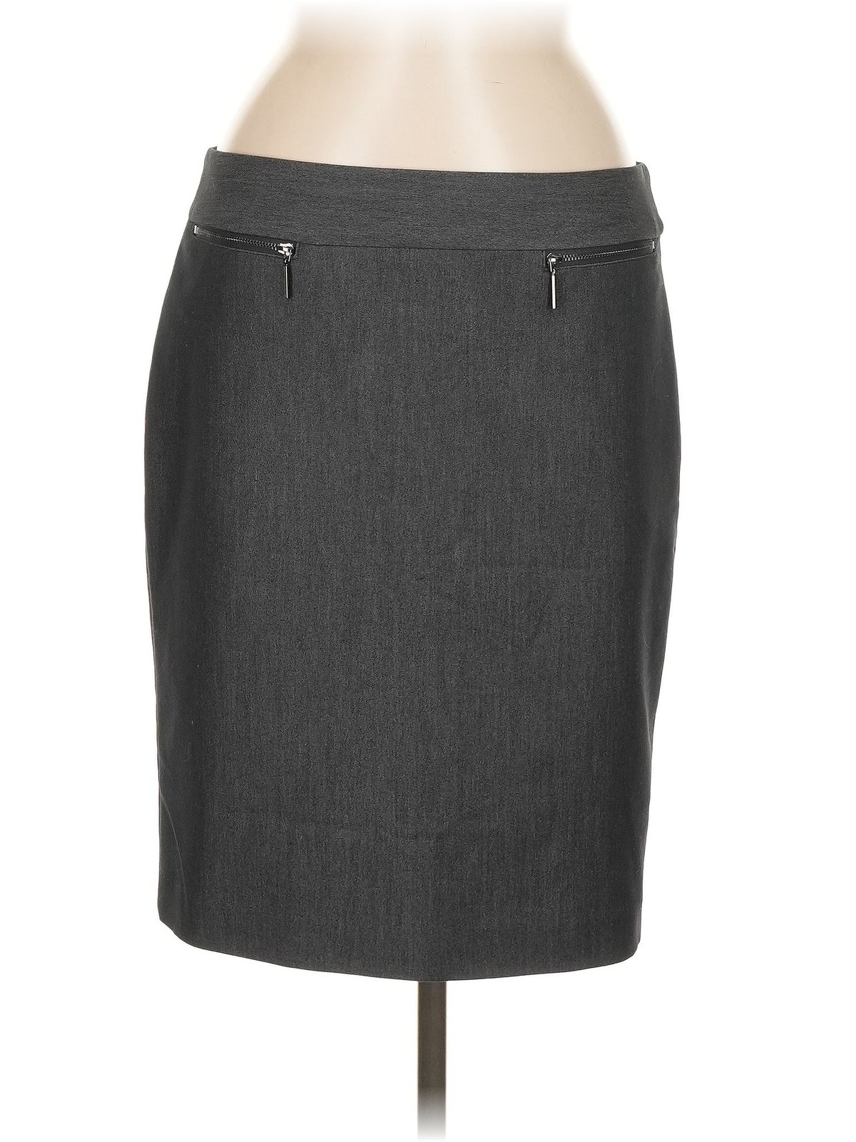 Calvin Klein Women Gray Formal Skirt 6