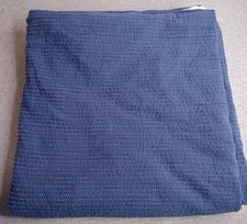Pottery Barn Kids Full Queen Matalasse Reversible Cotton Blend Duvet Cover Navy