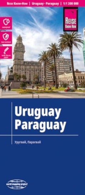 Uruguay, Paraguay (1:1.200.000) by Reise Know How (Sheet map, folded)