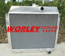 NJ-3 core aluminum radiator for CHEVY V8 W/COOLER 1951 1952 1953 1954 brand new