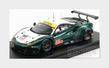 Looksmart Ferrari 488 Gte 3.9l Turbo V8 Team Spirit Of Race N 55 2nd Lmgte Am Class 24h Le Mans 2017 D.cameron A.scott M.cioci 1:43 LSLM070