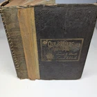 1894 Our Journey Around the World Francis E Clark Illustrated Fold Out Map Vtg