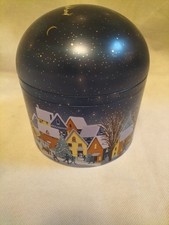 MARKS & SPENCER STARRY NIGHT SHORTBREAD TIN (Empty) MUSICAL LIGHT PROJECTOR 