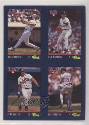 1993 Classic Update Blue Travel Edition Sam Militello Ryan Klesko HOF 0q3