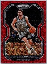 2020-21 Prizm #45 Joe Harris Red Disco Prizm /125 Brooklyn Nets