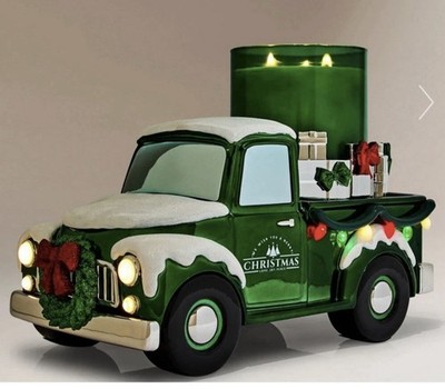Bath & body works  Christmas truck 2024 lights up candle/lotion fragrance bucces