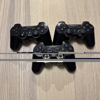 Lot of 3 Official Sony PS3 DualShock 3 Wireless Controllers OEM Parts Untested