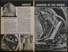 PALOMAR OBSERVATORY 1947 Pre-Opening Pictorial