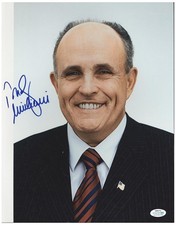 Rudy Giuliani New York Mayor Signed Autographed 11x14 Photo ACOA