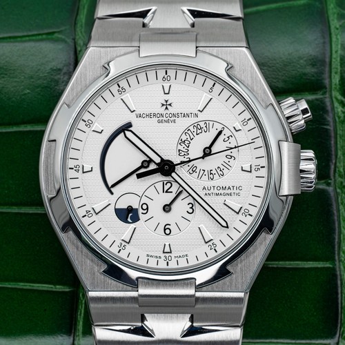 2016 Vacheron Constantin Overseas 47450 42 Dual Time White Dial on Bracelet B+P