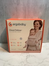 Ergobaby Omni Deluxe Mesh All-in-One Baby Carrier Natural Beige Sealed New