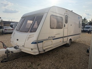 2003 Sterling Europa 490 Fixed Bed 4 Berth Caravan Delivery Available At A Cost