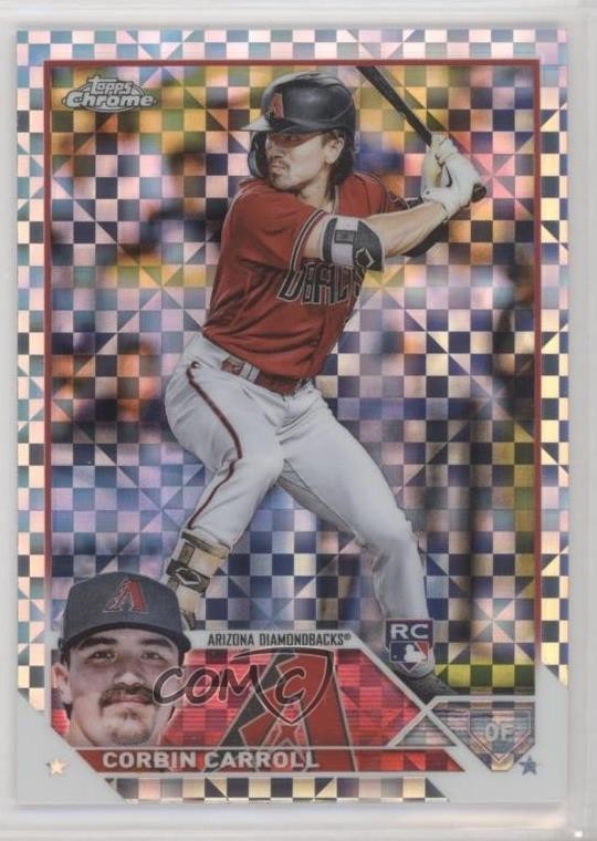 2023 Topps Chrome X-Fractor Corbin Carroll #95 0u38