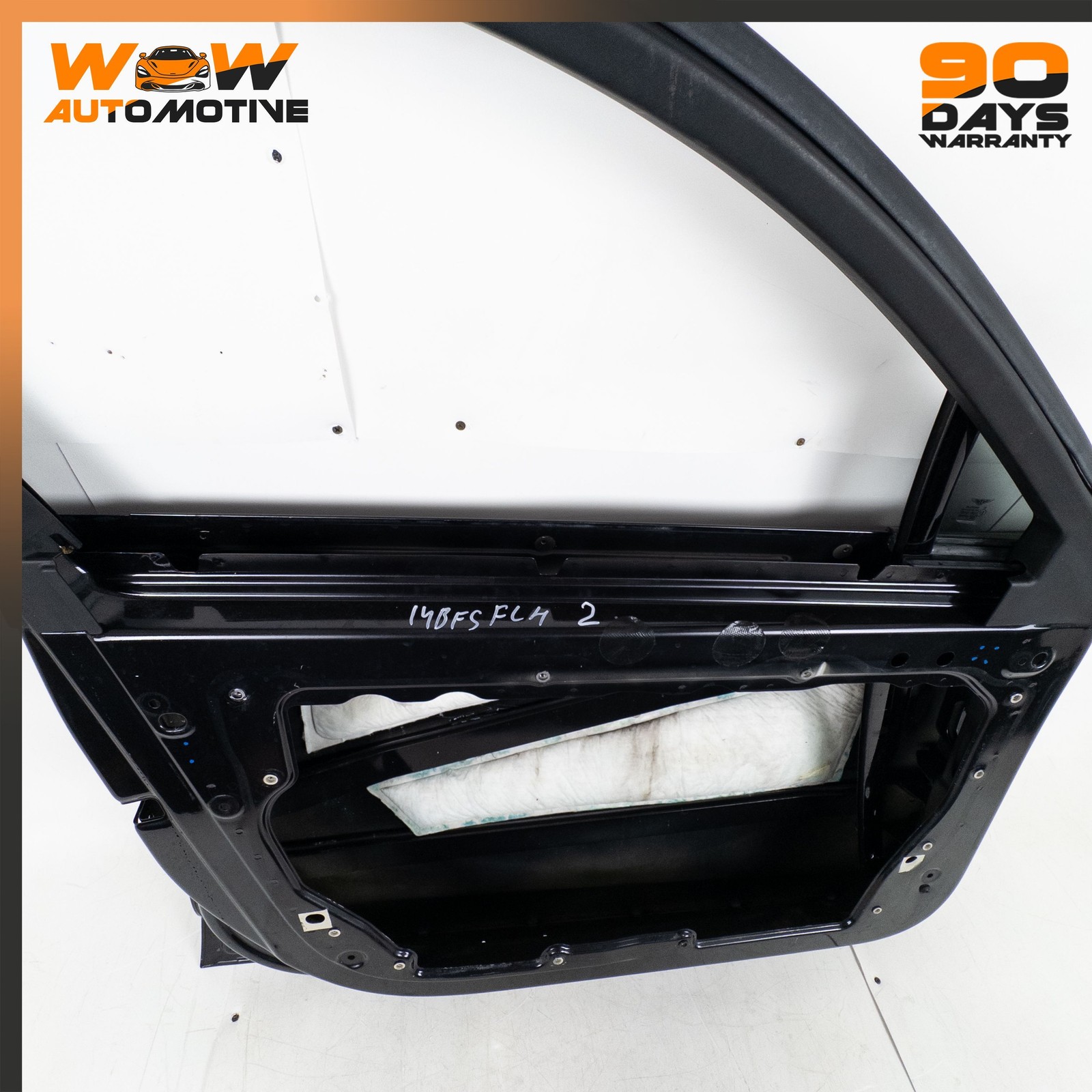 14-19 BENTLEY FLYING SPUR FRONT LEFT DRIVER SIDE DOOR SHELL PANEL BLACK OEM