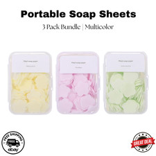 Portable Soap Sheets 300pcs  Travel Hand Wash Paper  Camping Hiking