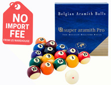 Aramith Super Pro Pool Ball Set Professional Tournament Grade Billiard Balls