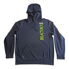 Seattle Seahawks Super Bowl XLVIII Nike Hoodie Therma-FIT Large NAVY EUC 