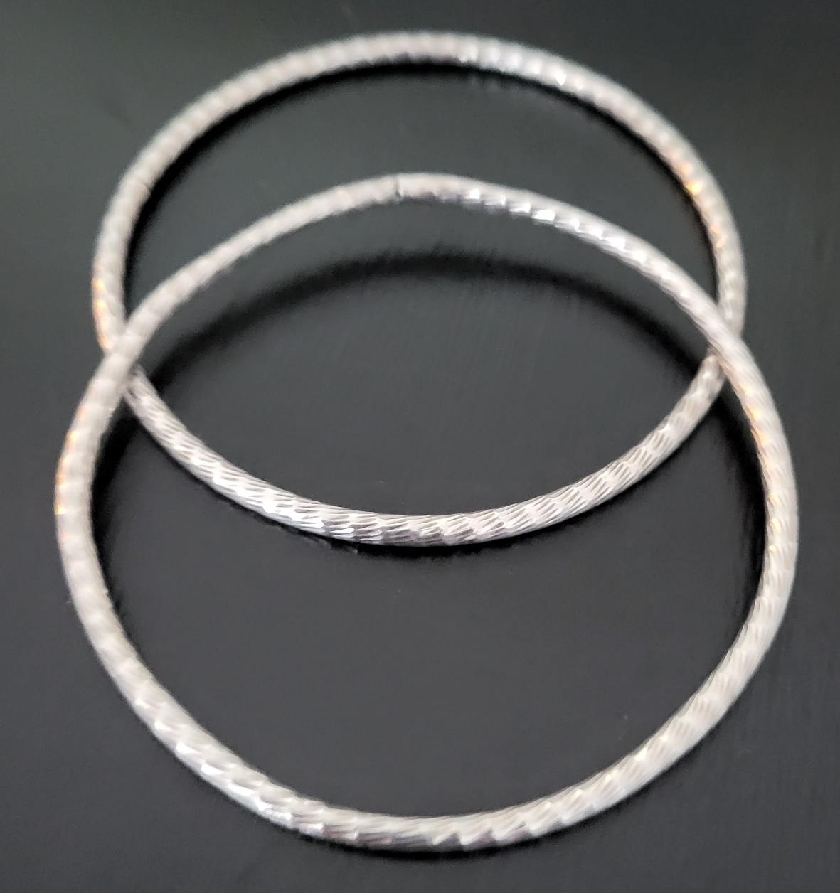 Silver bangle bracelets .925 Silver *3* - image 8