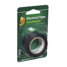 Duck Brand 3 4 Inch x 20 Feet Electrical Tape 7 Mil Black Flame Retardant