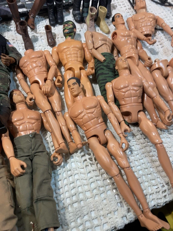 Vintage 1990’s Hasbro, And More 12” Action Figures Dolls Military Lot Of 12! - Image 4 of 4