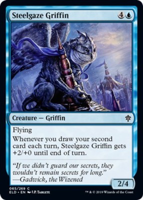 x4 Steelgaze Griffin C MTG Throne of Eldraine M/NM, English