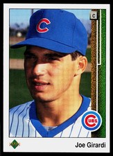Joe Girardi, 1989 Upper Deck, #776, Chicago Cubs, RC