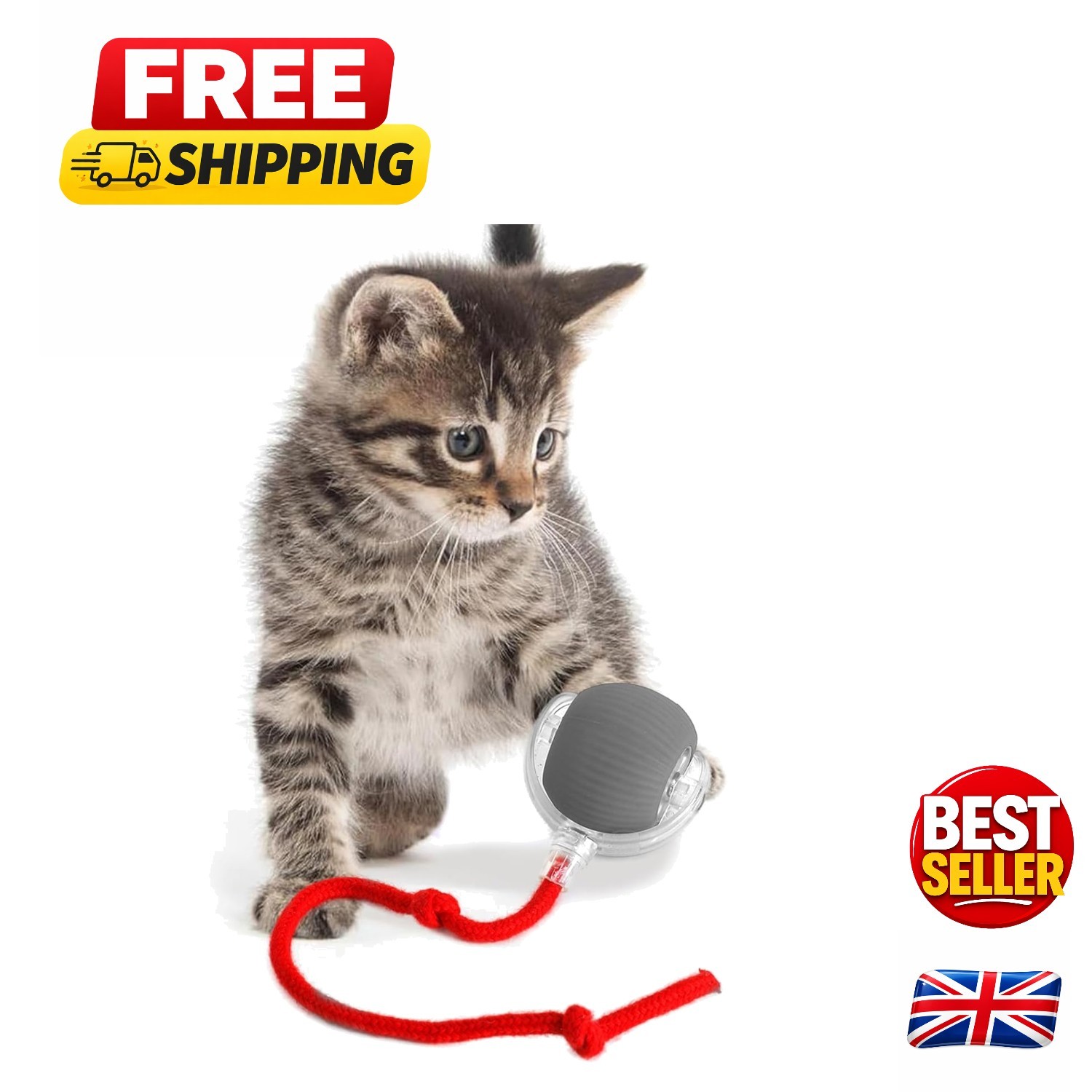 High-Quality Interactive Cat Toy - Three Modes to Stimulate Your Feline's Play
