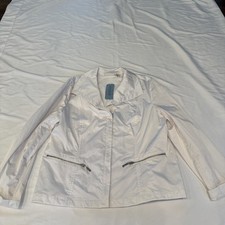 Chico  s Womens White Jacket Size 3