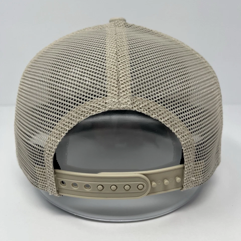 Gorra New Era 9SEVENTY NCAA Duke Blue Devils para hombre elástica con logotipo beige Foto 4 de 4