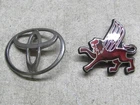 1991 1998 JDM TOYOTA SOARER JZZ30 JZZ31 EMBLEMS RED ORNAMENT RARE ITEM OEM